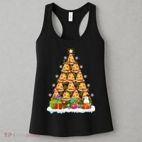 Pizza Food Lover Xmas Holiday Santa Pizza Christmas Tree Women's Tank Top thumb 3