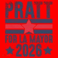 Pratt For La Mayor 2026 Santa Hat thumb 1