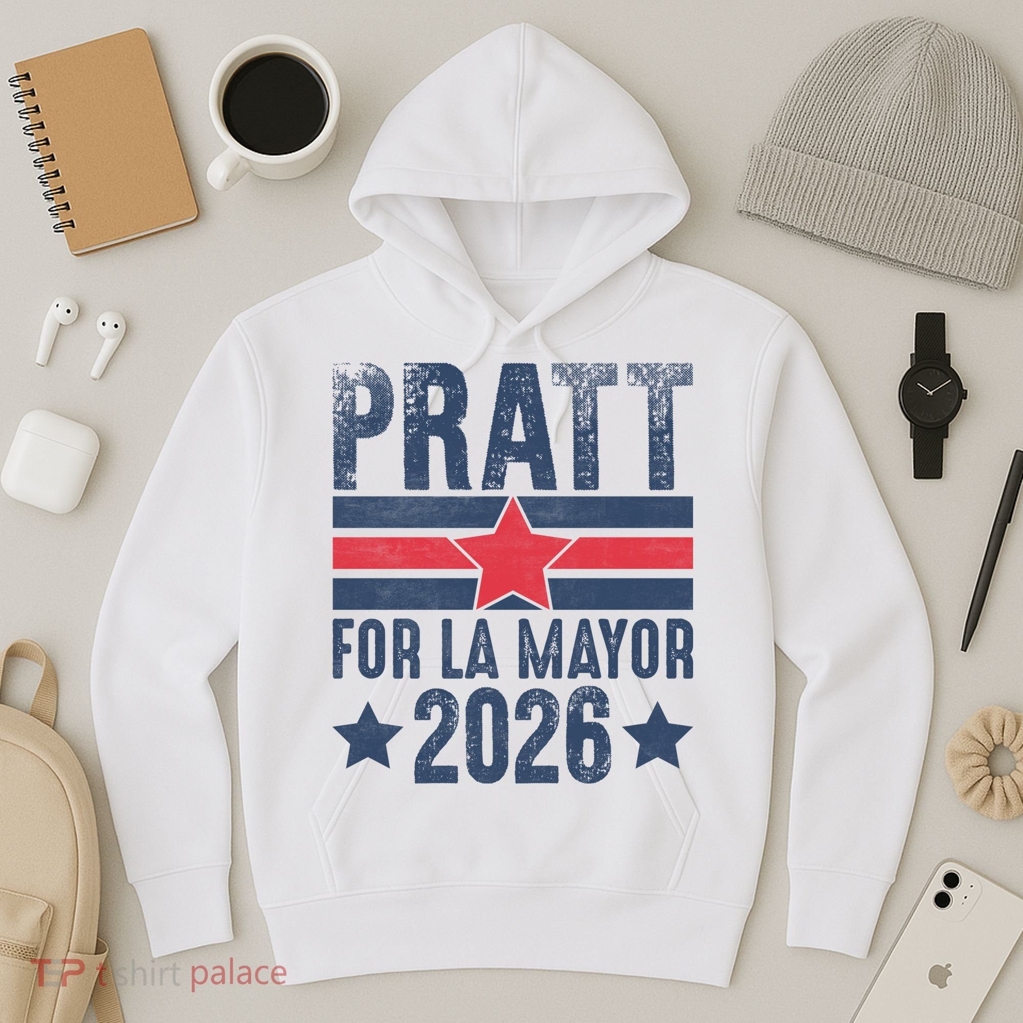 Pratt For La Mayor 2026 Hoodie