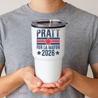 Pratt For La Mayor 2026 Tumbler thumb 2