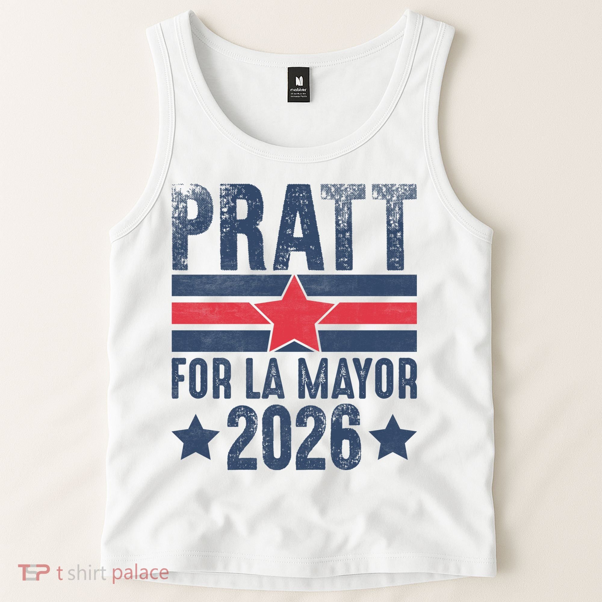 Pratt For La Mayor 2026 Tank Top