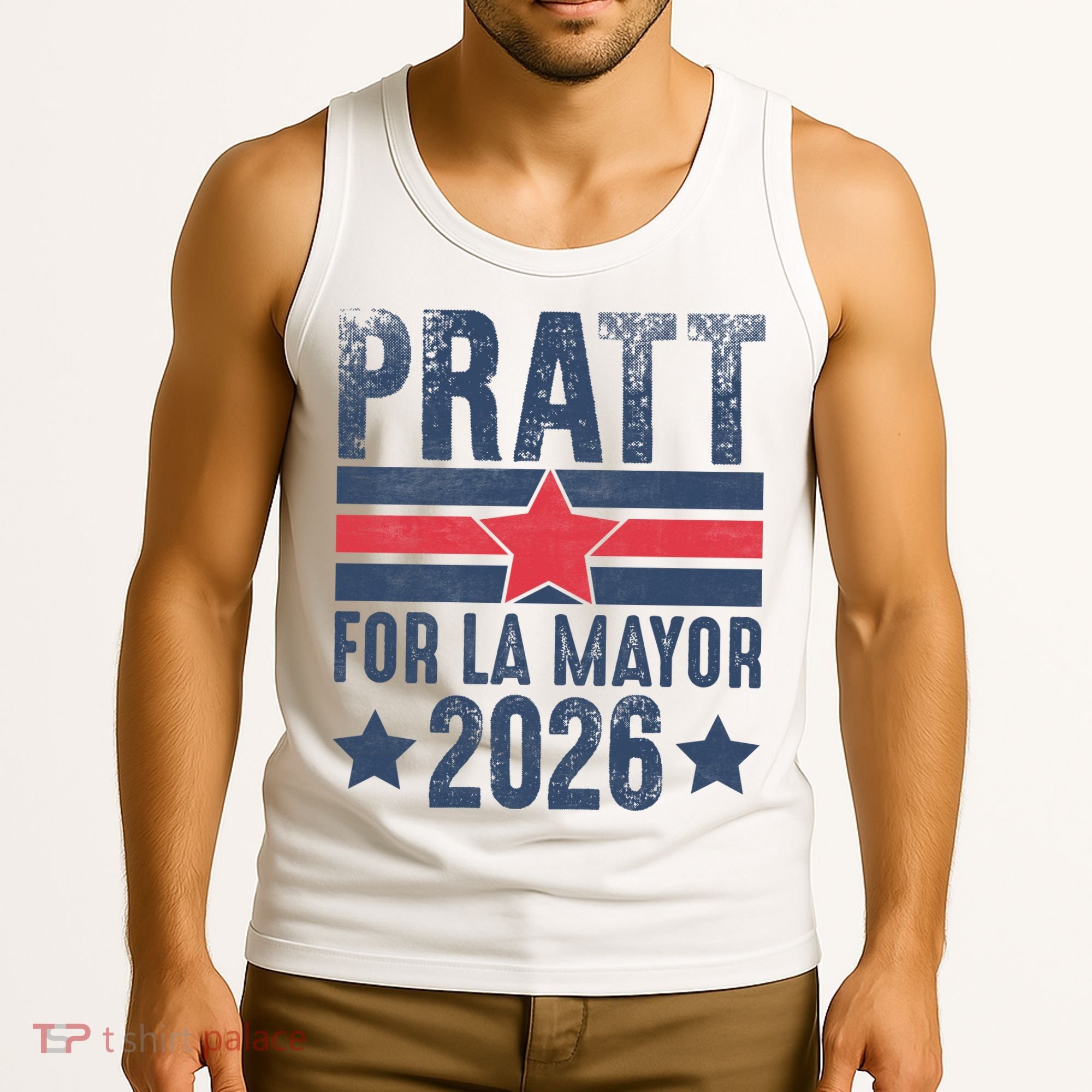 Pratt For La Mayor 2026 Tank Top
