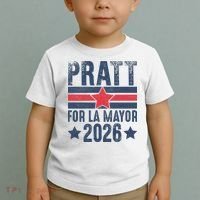 Pratt For La Mayor 2026 Toddler T-Shirt thumb 2