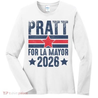 Pratt For La Mayor 2026 Women's Long Sleeve Shirt