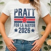 Pratt For La Mayor 2026 Women's T-Shirt thumb 2