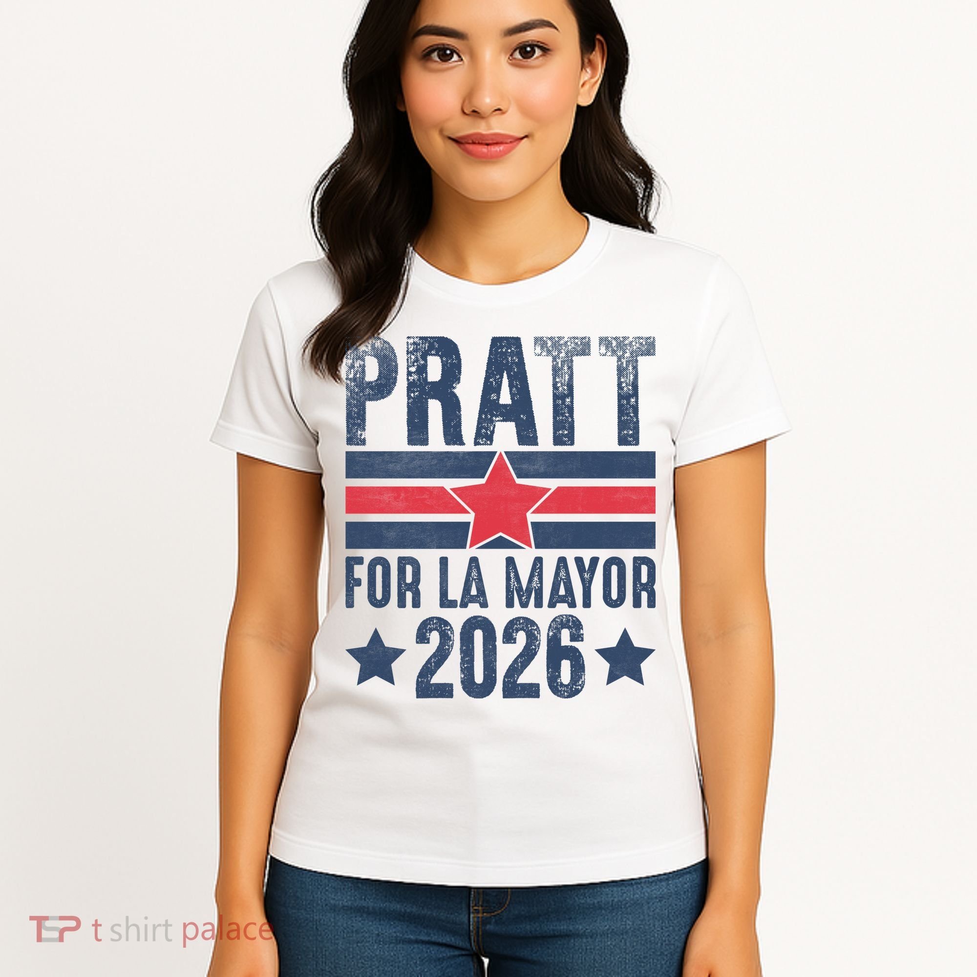 Pratt For La Mayor 2026 Women's T-Shirt
