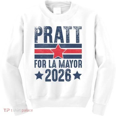 Pratt For La Mayor 2026 Kids Sweatshirt