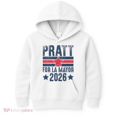 Pratt For La Mayor 2026 Kids Hoodie