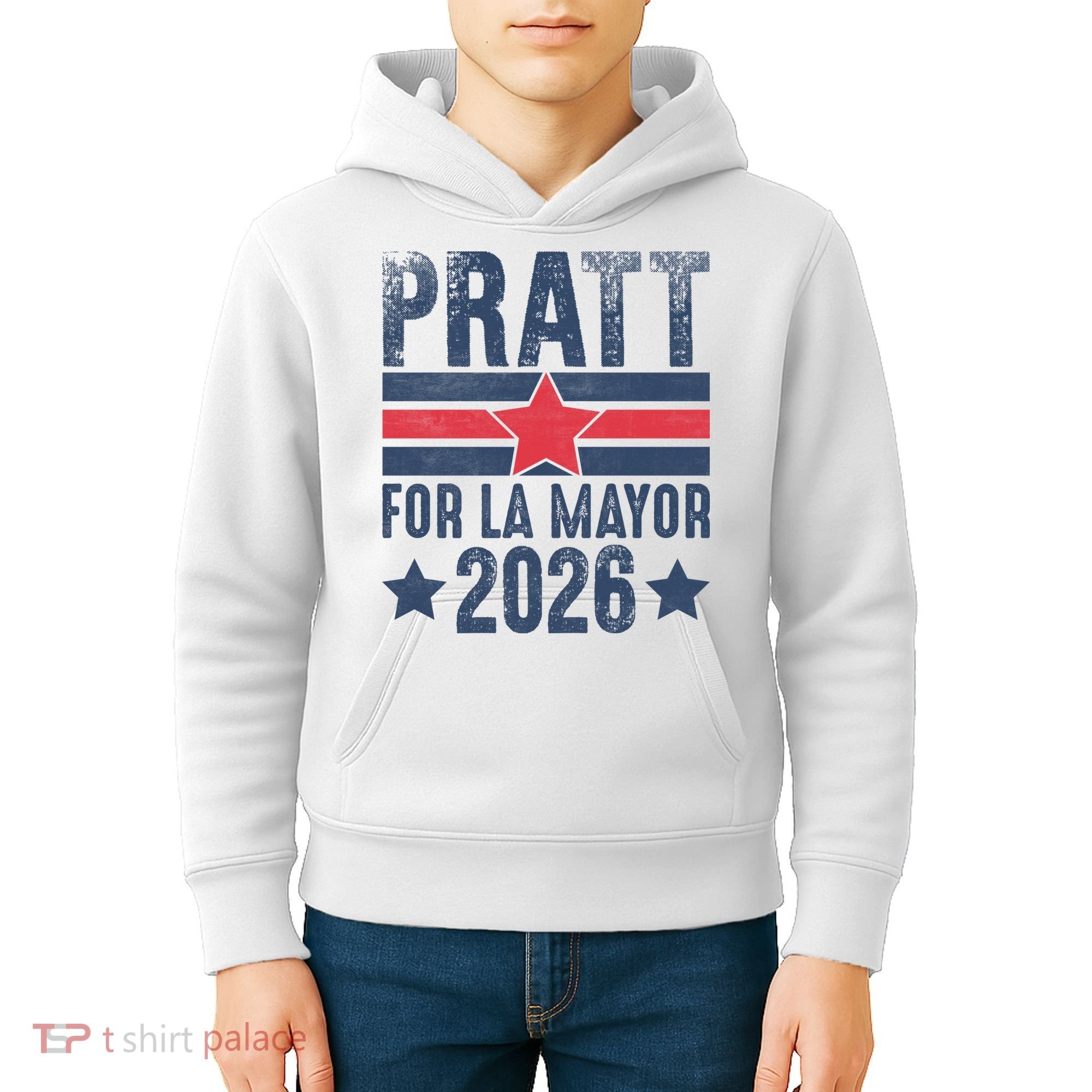 Pratt For La Mayor 2026 Kids Hoodie