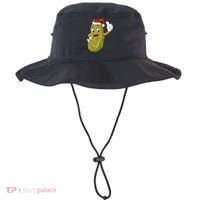 Pickle Fruit Lover Xmas Santa Hat Pickle Christmas Gift Bucket Hat thumb 0