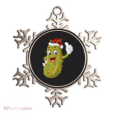 Pickle Fruit Lover Xmas Santa Hat Pickle Christmas Gift Ornament