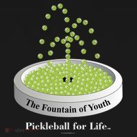 Pickleball For Life Fountain Green Backpack thumb 2