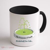 Pickleball For Life Fountain Green Coffee Mug thumb 1