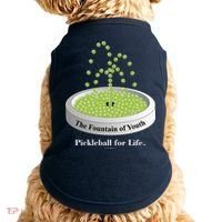 Pickleball For Life Fountain Green Doggie Tank thumb 0