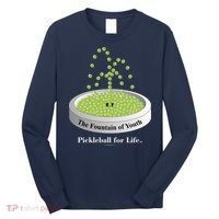 Pickleball For Life Fountain Green Long Sleeve Shirt thumb 0