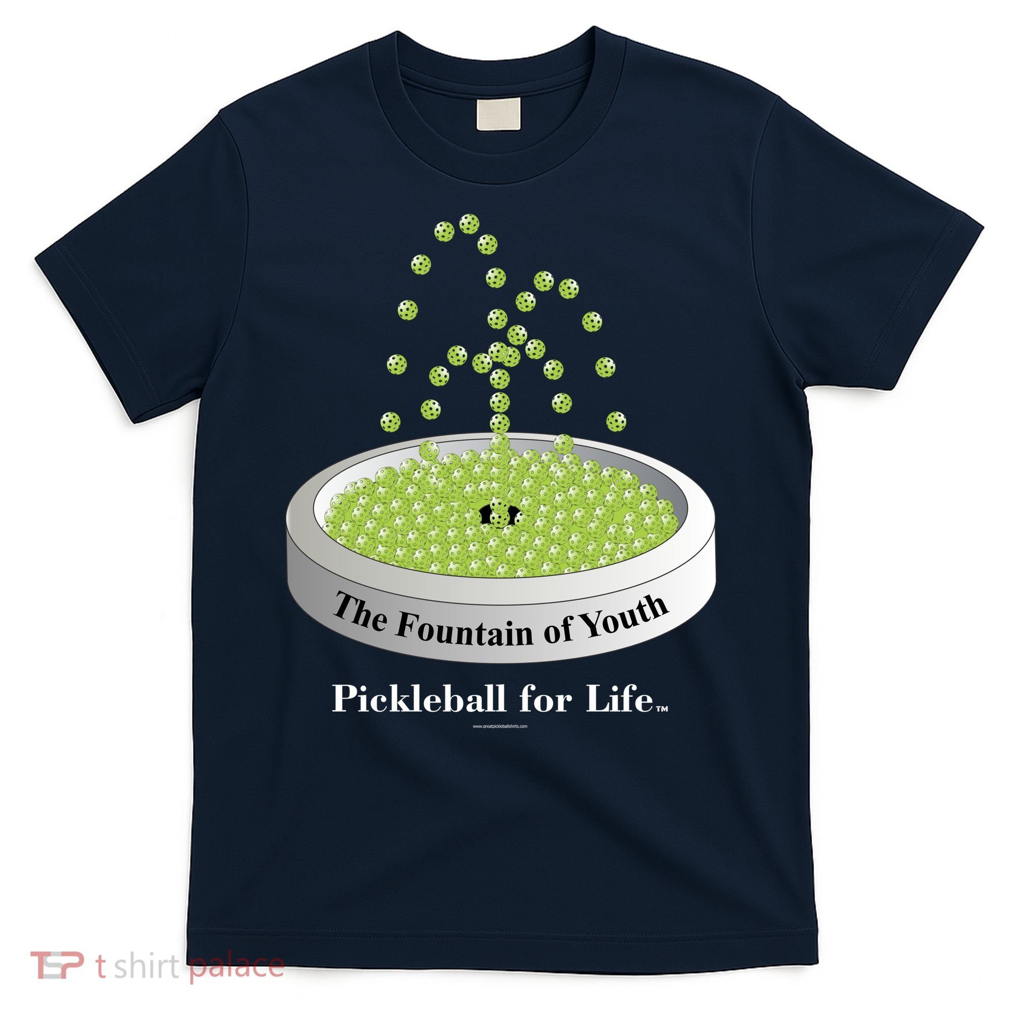 Pickleball For Life Fountain Green T-Shirt