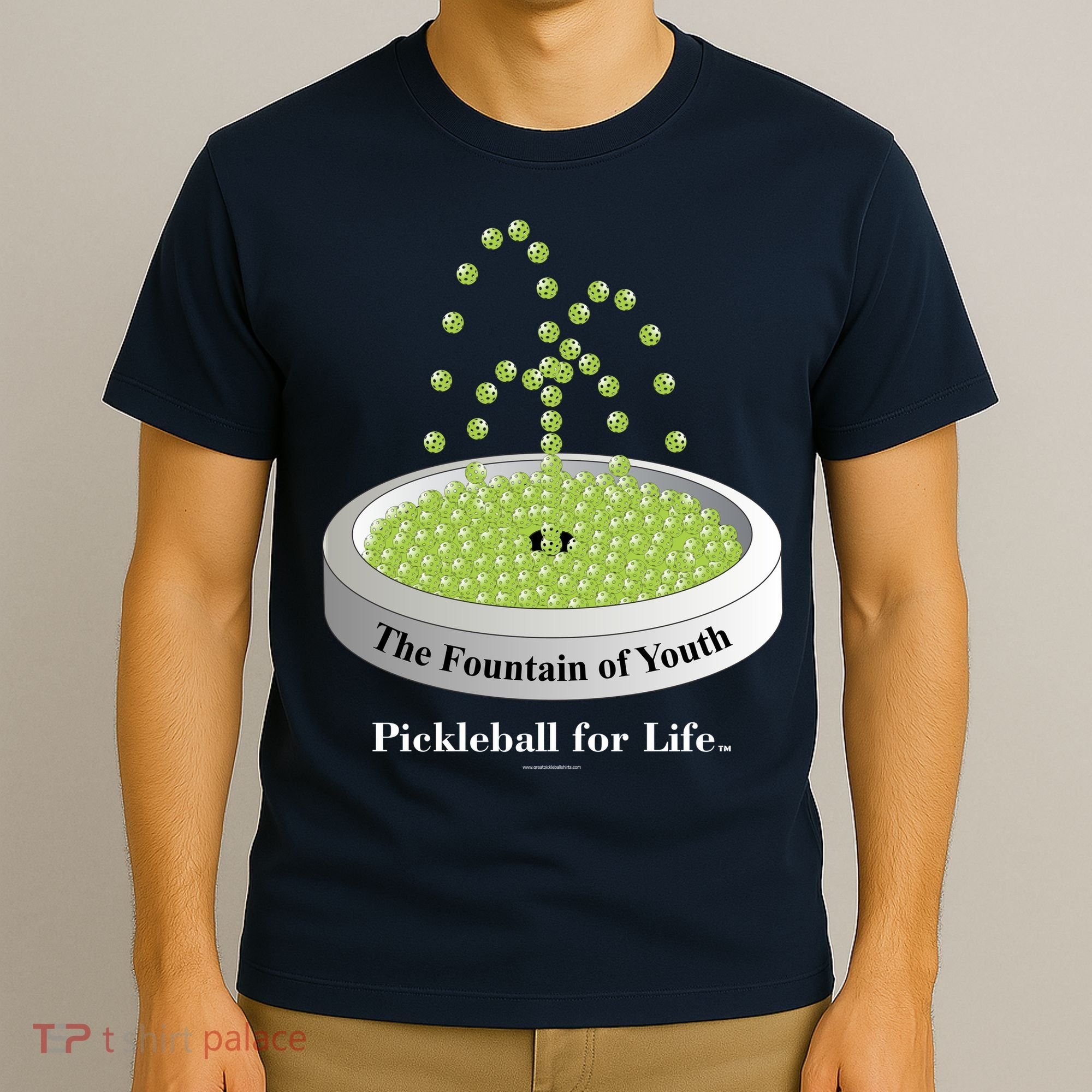 Pickleball For Life Fountain Green T-Shirt