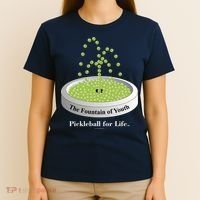 Pickleball For Life Fountain Green T-Shirt thumb 4