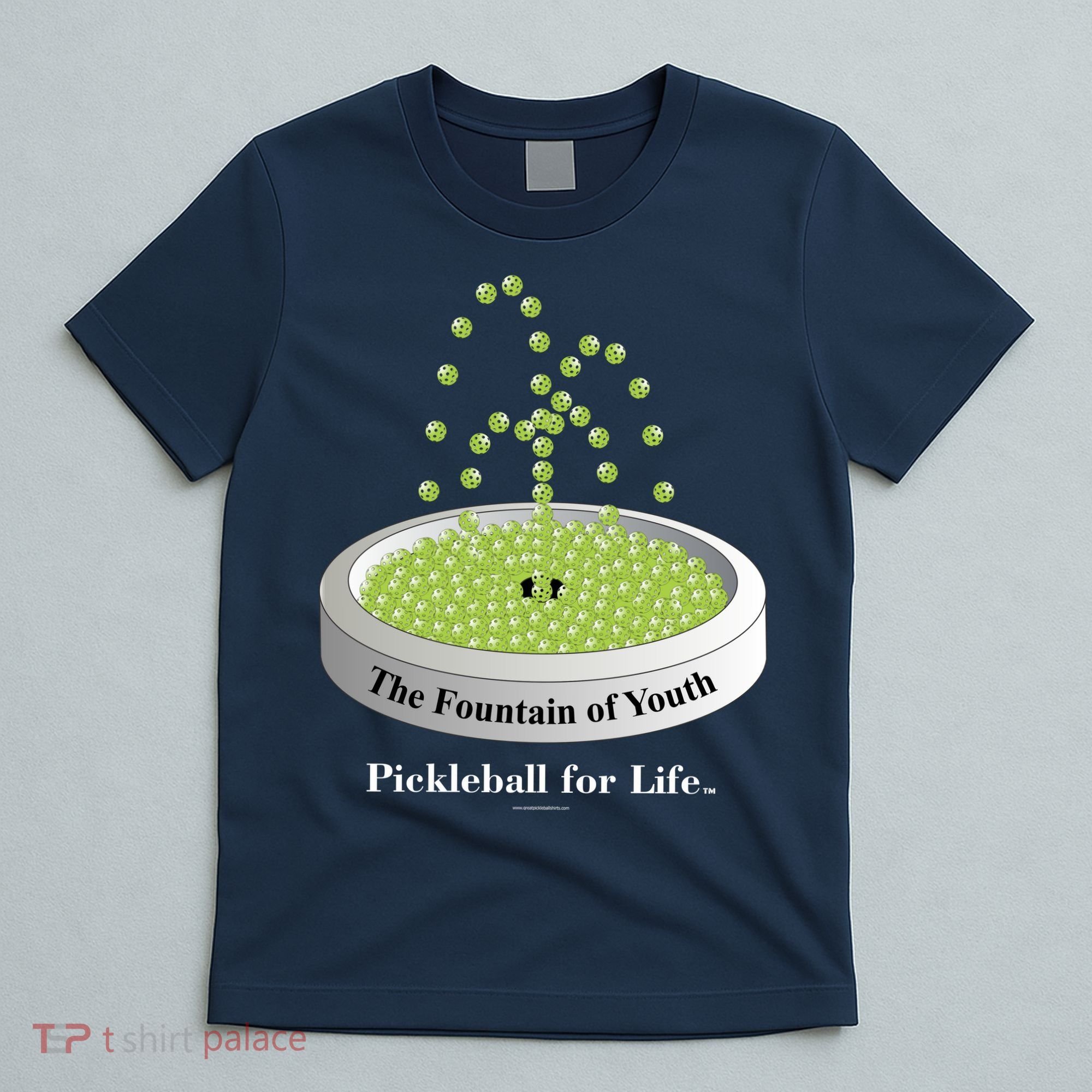 Pickleball For Life Fountain Green T-Shirt