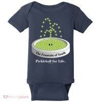Pickleball For Life Fountain Green Baby Bodysuit thumb 0