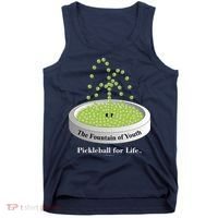 Pickleball For Life Fountain Green Tank Top thumb 0