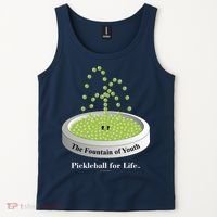 Pickleball For Life Fountain Green Tank Top thumb 2