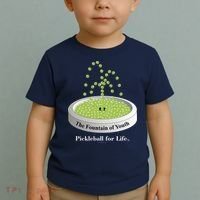 Pickleball For Life Fountain Green Toddler T-Shirt thumb 2