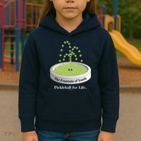Pickleball For Life Fountain Green Kids Hoodie thumb 3