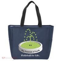 Pickleball For Life Fountain Green Tote Bag thumb 0
