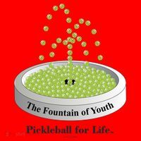 Pickleball For Life Fountain Green Santa Hat thumb 1