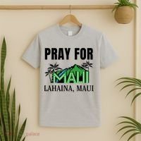 Pray For Lahaina Maui Hawaii Strong Wildfire Support  Strong Maui T-Shirt thumb 2