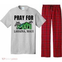 Pray For Lahaina Maui Hawaii Strong Wildfire Support  Strong Maui Pajama Set thumb 0