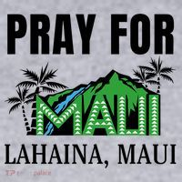 Pray For Lahaina Maui Hawaii Strong Wildfire Support  Strong Maui Women's Sweatshirt thumb 2