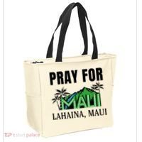Pray For Lahaina Maui Hawaii Strong Wildfire Support  Strong Maui Tote Bag thumb 2
