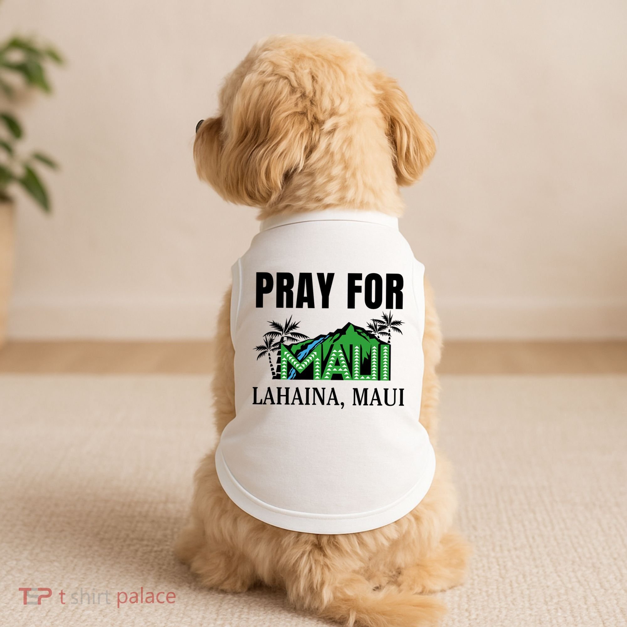 Pray For Lahaina Maui Hawaii Strong Wildfire Support  Strong Maui Doggie Tank