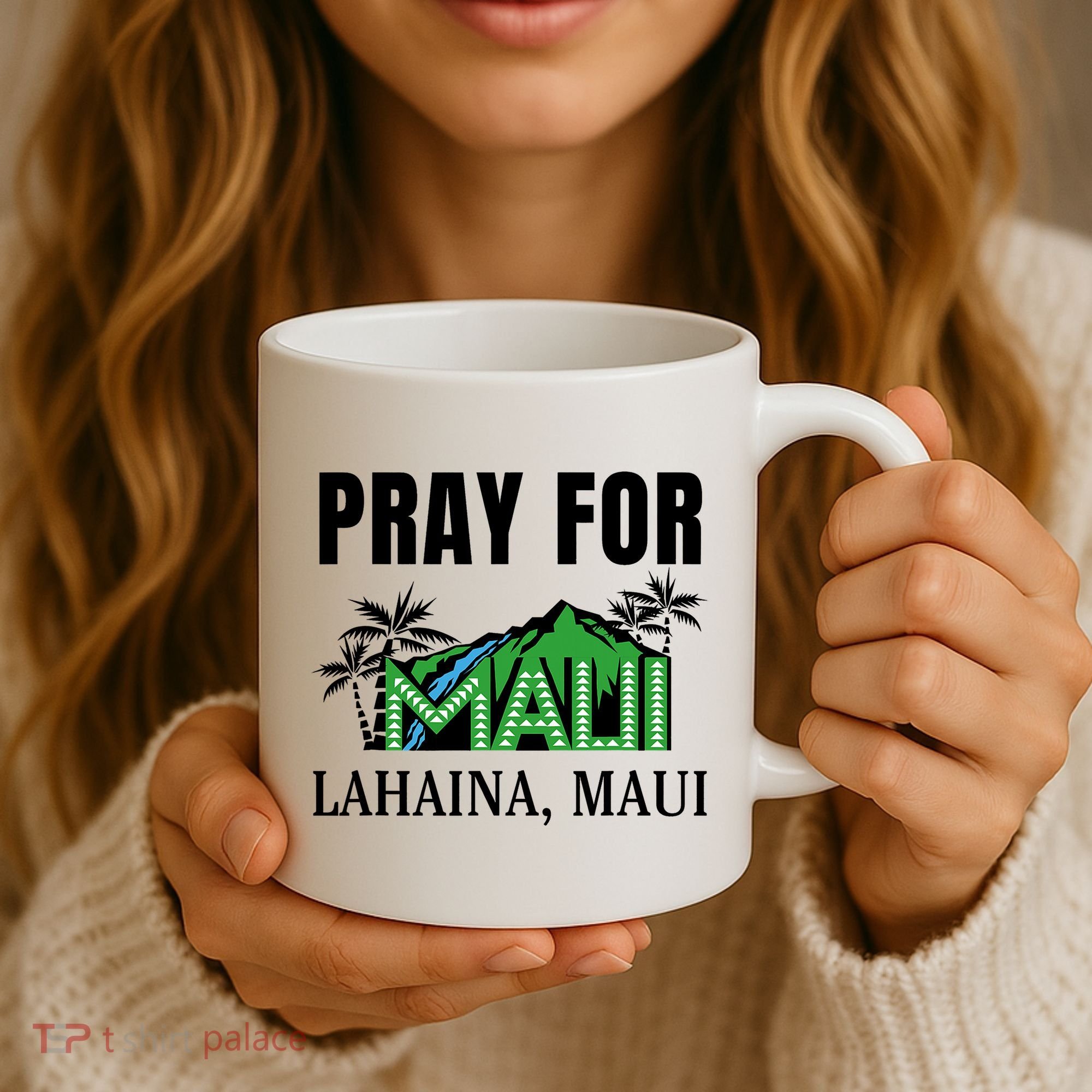 Pray For Lahaina Maui Hawaii Strong Wildfire Support  Strong Maui Coffee Mug