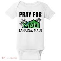 Pray For Lahaina Maui Hawaii Strong Wildfire Support  Strong Maui Baby Bodysuit thumb 0
