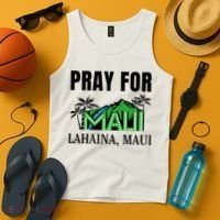 Pray For Lahaina Maui Hawaii Strong Wildfire Support  Strong Maui Tank Top thumb 4