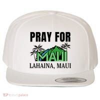 Pray For Lahaina Maui Hawaii Strong Wildfire Support  Strong Maui Wool Snapback Cap thumb 0