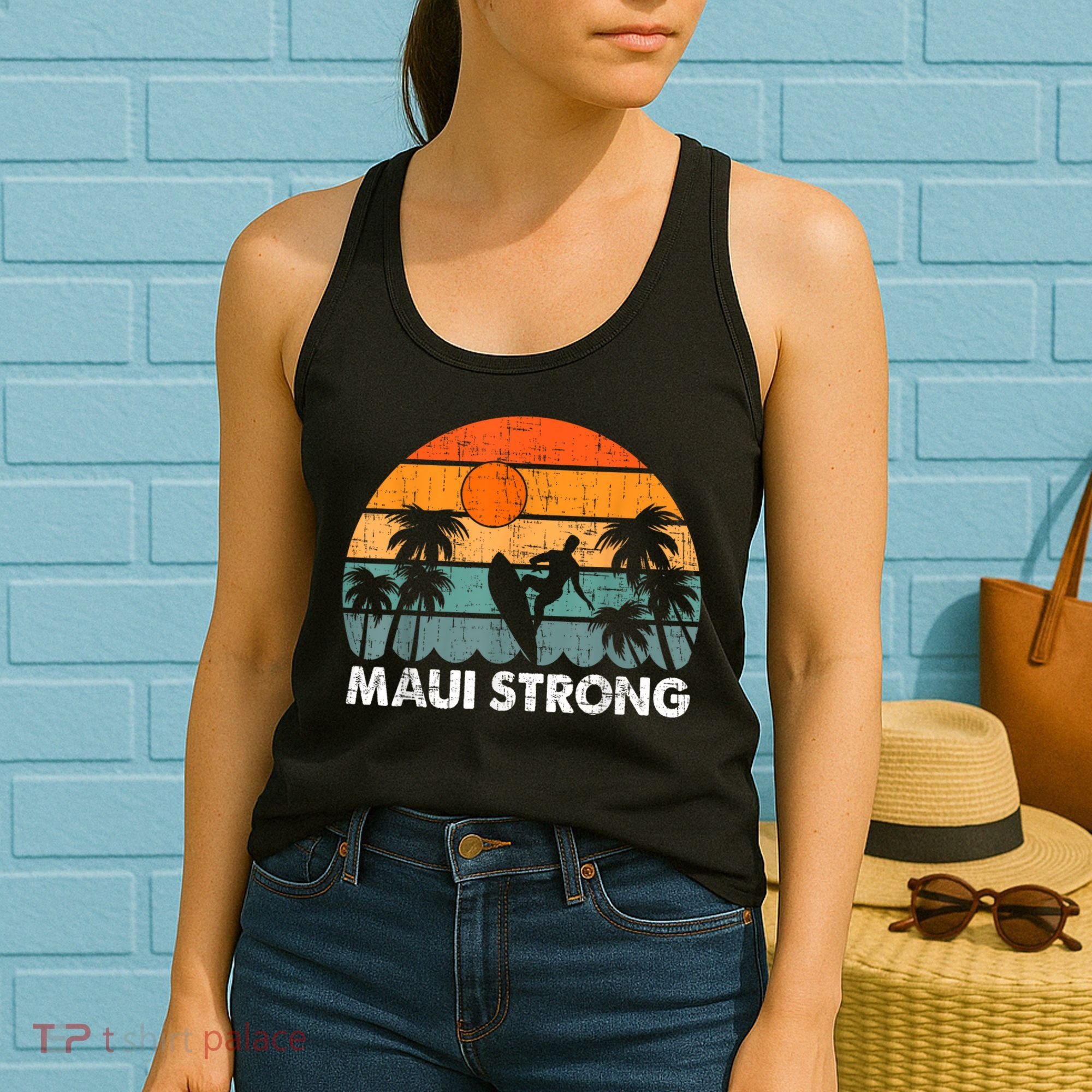 Pray For Maui Hawaii Strong Maui Women's Tank Top
