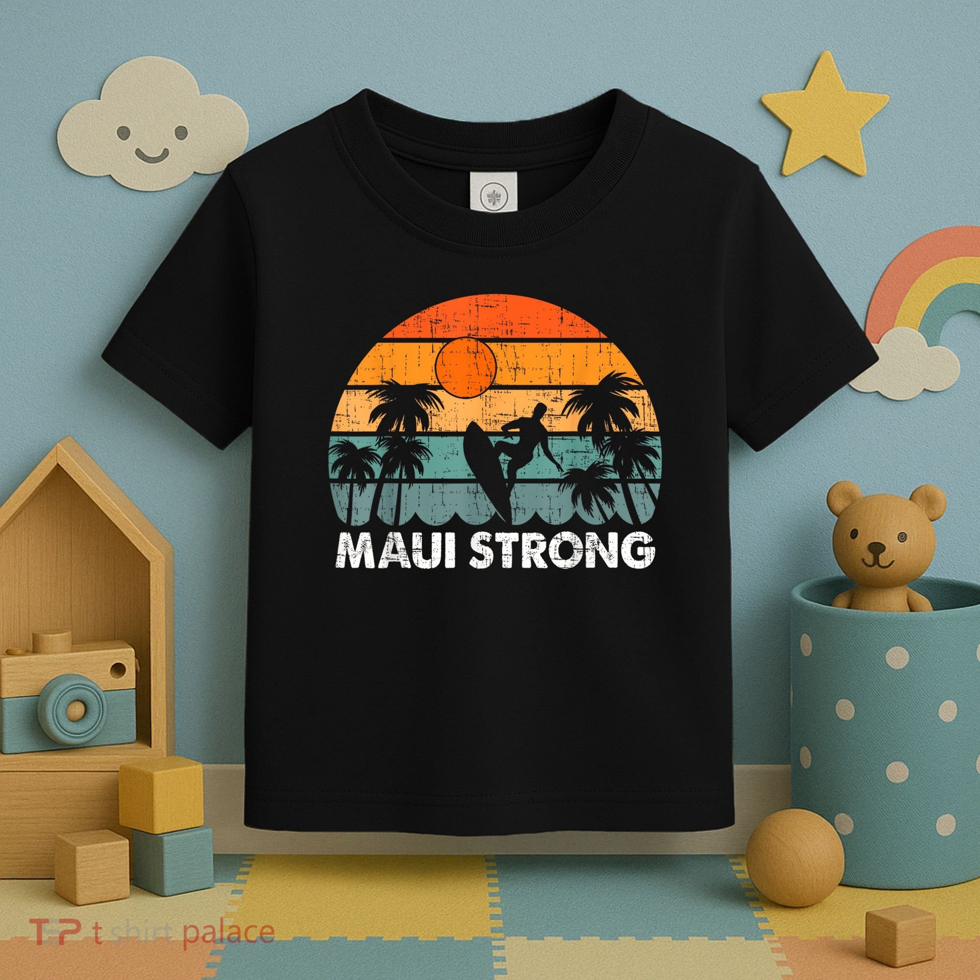 Pray For Maui Hawaii Strong Maui Toddler T-Shirt
