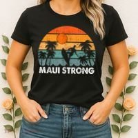 Pray For Maui Hawaii Strong Maui Women's T-Shirt thumb 2