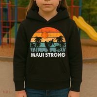 Pray For Maui Hawaii Strong Maui Kids Hoodie thumb 3