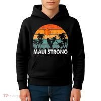 Pray For Maui Hawaii Strong Maui Kids Hoodie thumb 4