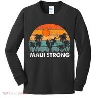 Pray For Maui Hawaii Strong Maui Kids Long Sleeve Shirt thumb 0