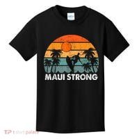 Pray For Maui Hawaii Strong Maui Kids T-Shirt thumb 0
