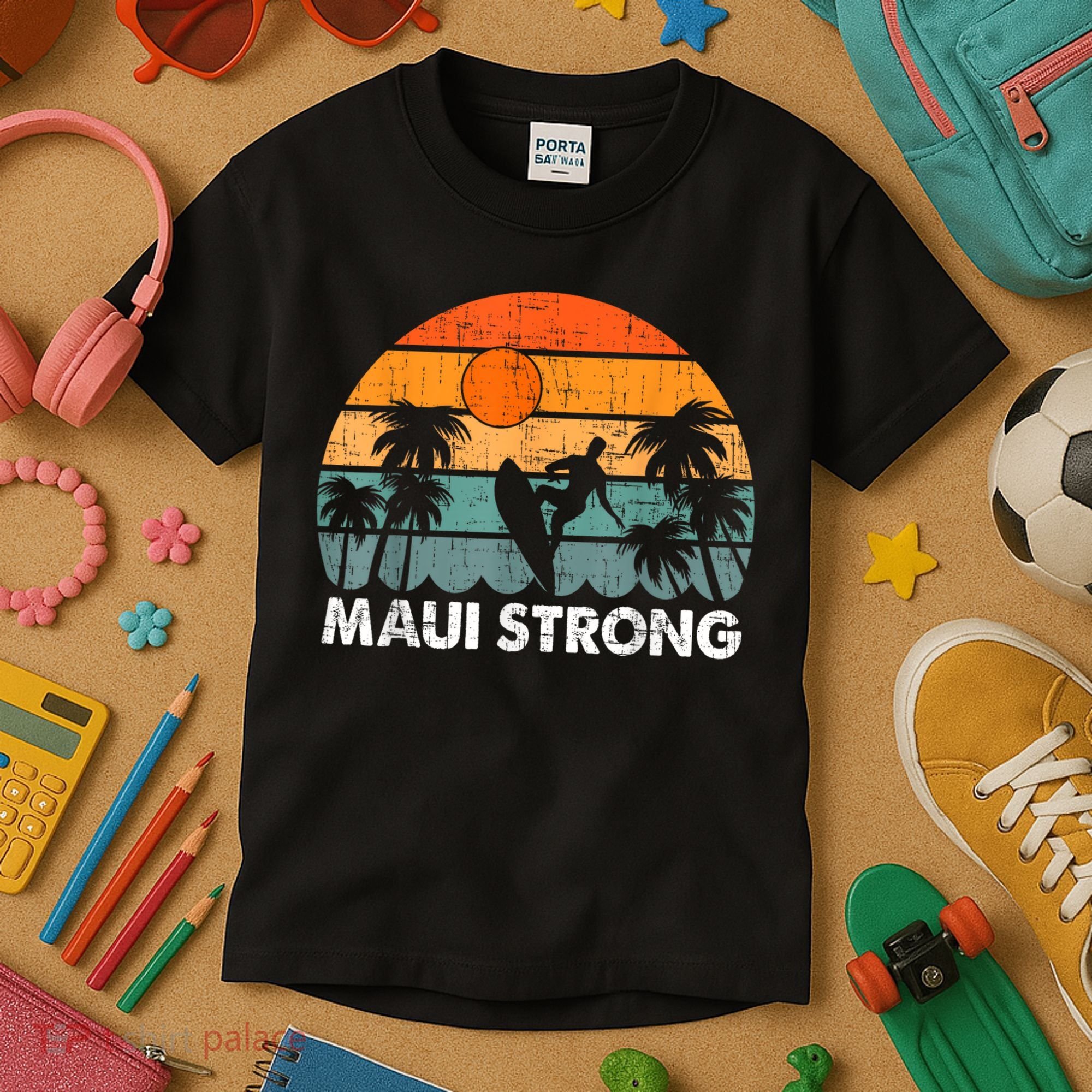 Pray For Maui Hawaii Strong Maui Kids T-Shirt
