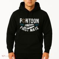 Pontoon First Mate Pontoon Boating Captain Pontoon Boat Hoodie thumb 2