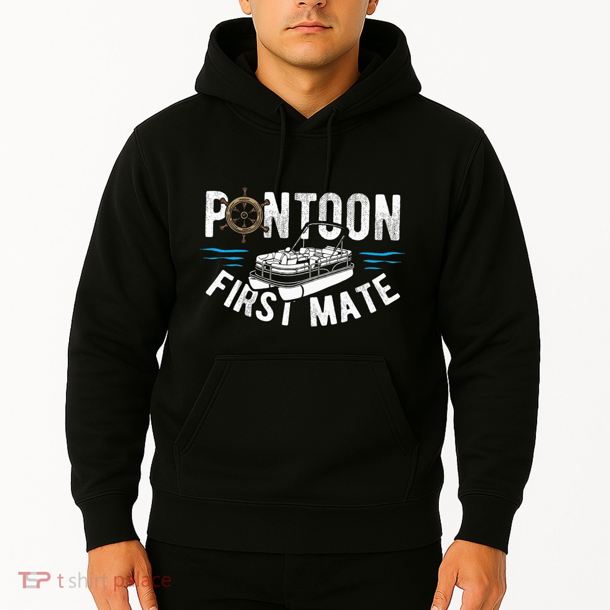 Pontoon First Mate Pontoon Boating Captain Pontoon Boat Hoodie