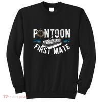 Pontoon First Mate Pontoon Boating Captain Pontoon Boat Sweatshirt thumb 0